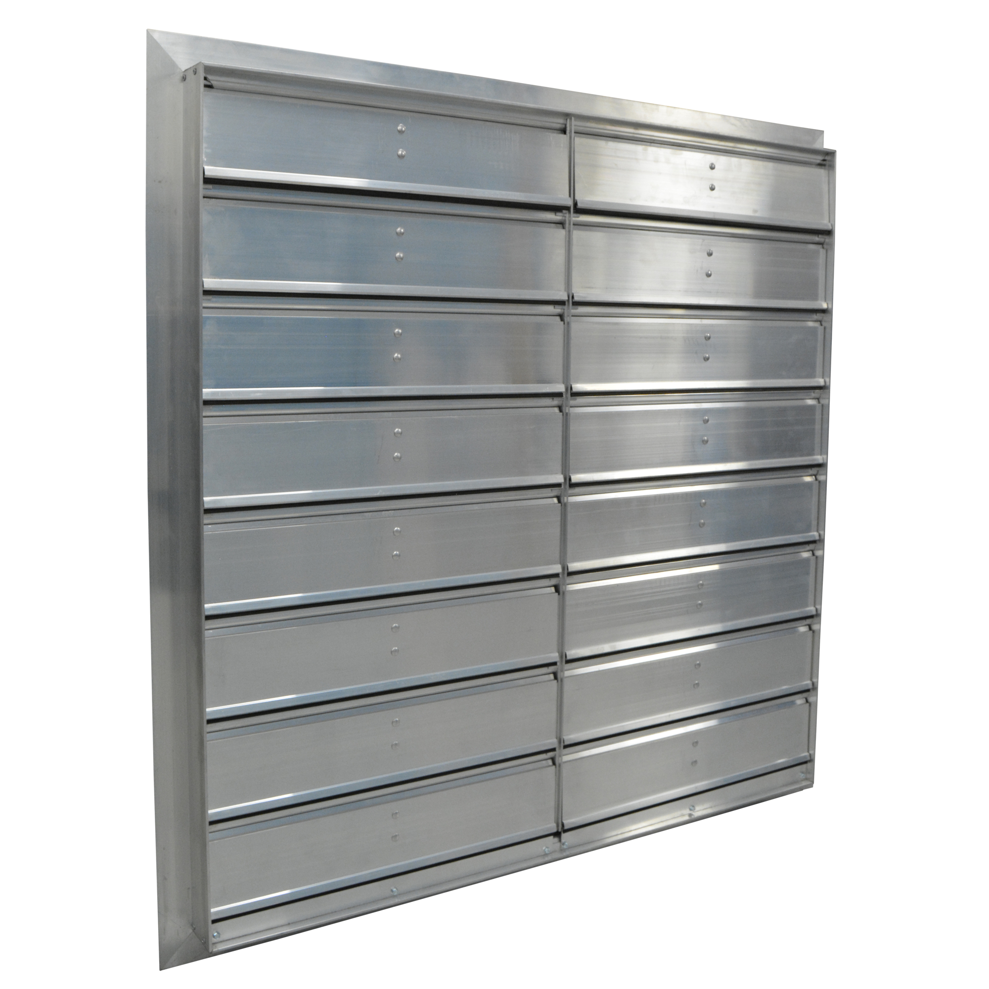 Canarm, Canarm Motorized Damper, Material Aluminum, Height 8 in, Width 40 in, Model# SX3236X36